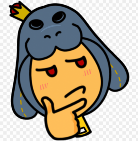 league of legends thinking emoji PNG transparent elements package