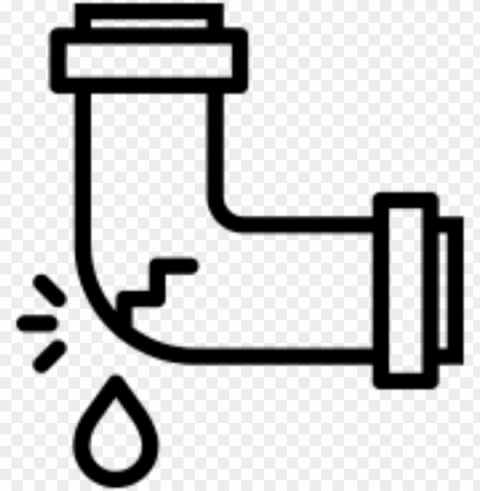 leak detection - plumbing icon Transparent Background PNG Isolated Character