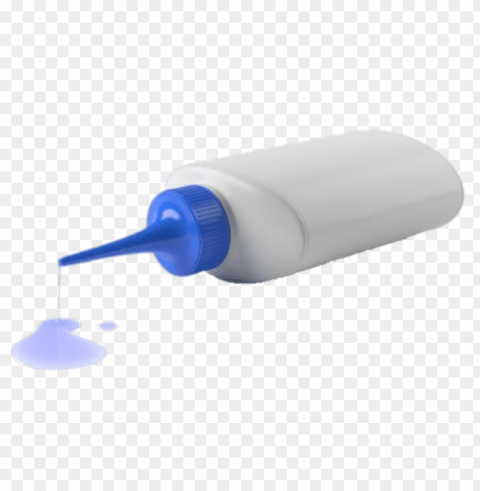 leaking glue tube Clean Background PNG Isolated Art