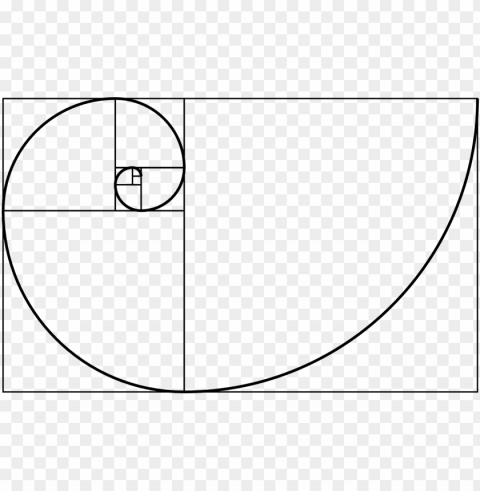 learn how to hang golden ratio pictures 4 - fibonacci spiral PNG photo without watermark