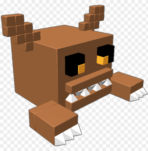 lease buy this awesome fnaf world model - wood Isolated Item on HighResolution Transparent PNG