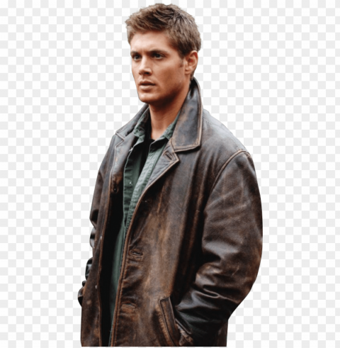 leather jacket dean winchester Transparent PNG stock photos