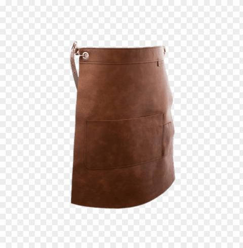 leather waist apron Isolated Object on Transparent Background in PNG