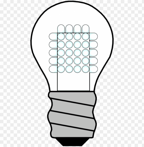led light bulb - lightbulb clipart High-quality transparent PNG images comprehensive set