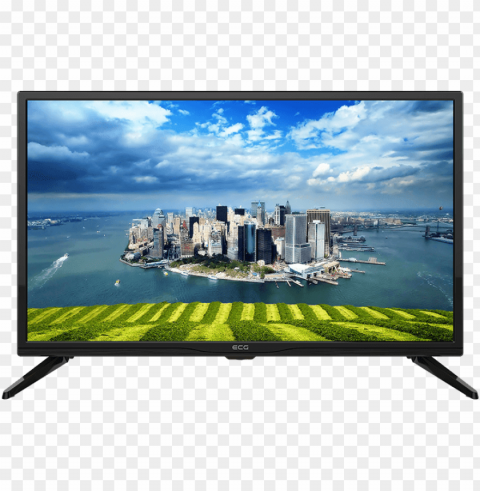 led tv ecg 24 h02t2s2 - interesting city Isolated PNG on Transparent Background