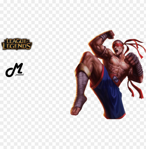 lee sin lol Isolated Graphic on Clear Background PNG