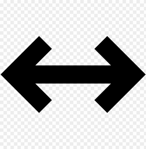 left and right arrow symbol Isolated Item with Clear Background PNG