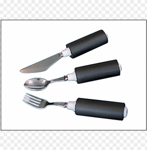 left hand soup spoon - fabrication enterprises 61-0061 utensil soft handle Transparent PNG images for digital art PNG transparent with Clear Background ID 1bf89751