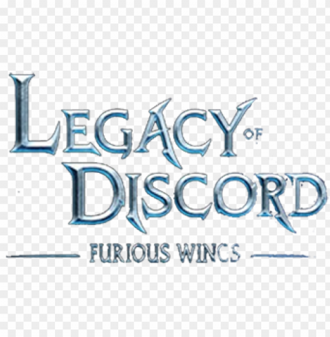 legacy of discord - legacy of discord furious wings logo Isolated Item on Clear Transparent PNG