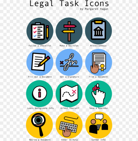 legal icons for tasks - tasks icons Isolated Design Element in PNG Format