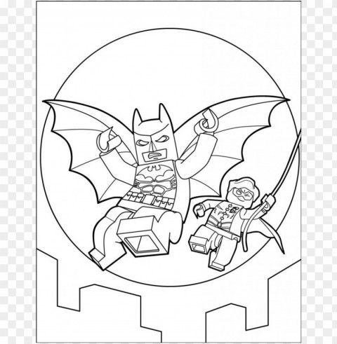 lego batman coloring pages color High-quality transparent PNG images