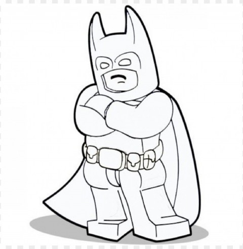 lego batman coloring pages color HighQuality PNG Isolated Illustration