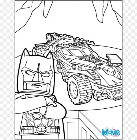 lego batman coloring pages color HighQuality PNG with Transparent Isolation