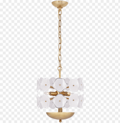 leighton small chandelier in soft brass with cream - chandelier PNG for t-shirt designs