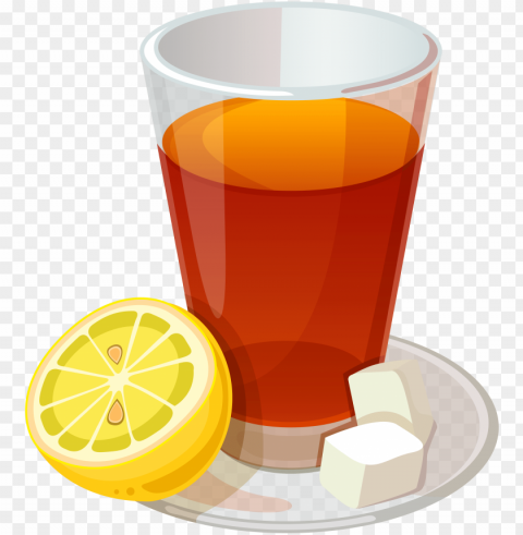 lemon tea vector Transparent PNG photos for projects