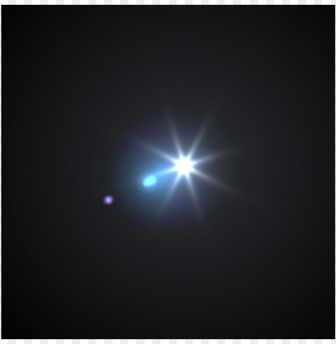 Lens Flare PNG With Transparent Backdrop