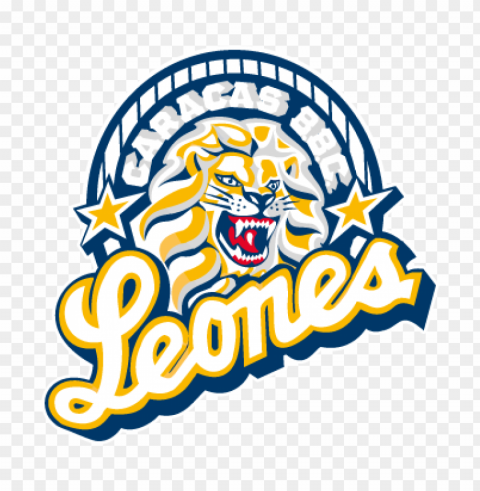 leones del caracas vector logo download free Isolated Design Element in Transparent PNG