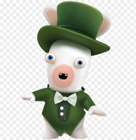 leprechaun clip art free library - rabbids crazy rush Transparent PNG Isolated Subject Matter