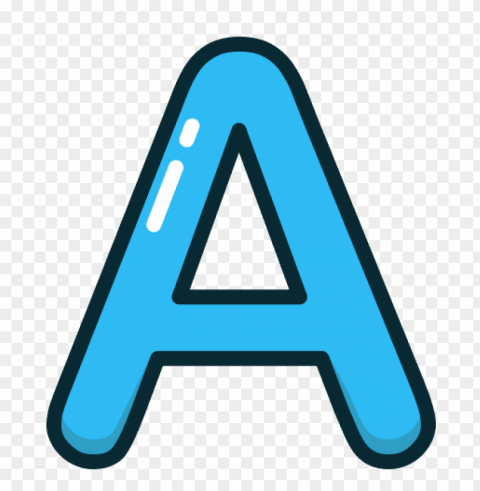 Letter A PNG Image With Transparent Cutout