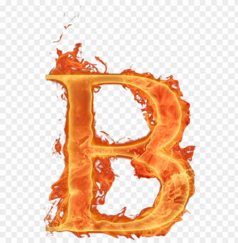 letter b fire logo PNG images with alpha transparency free