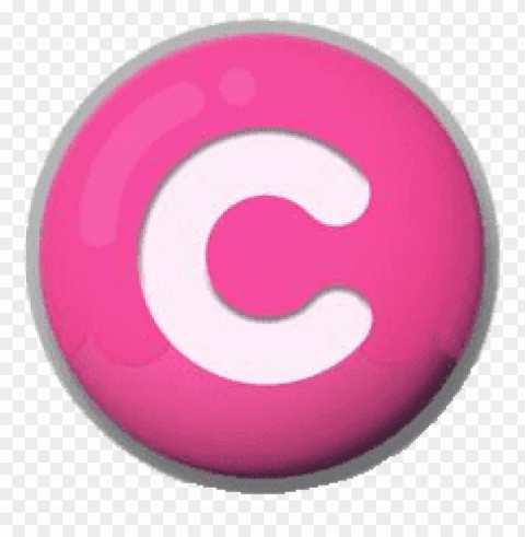 letter c roundlet PNG files with alpha channel
