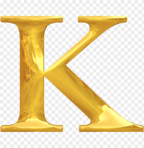 letter case apollo and marsyas alphabet typography - golden letter k PNG Isolated Object with Clear Transparency PNG transparent with Clear Background ID f160910f
