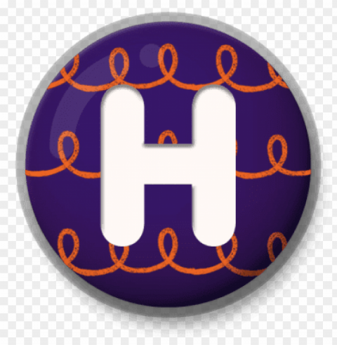 letter h festive roundlet PNG files with clear background collection