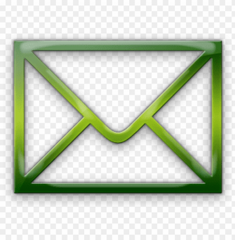 letter message mail envelop email icon - green email icon PNG transparent images for social media
