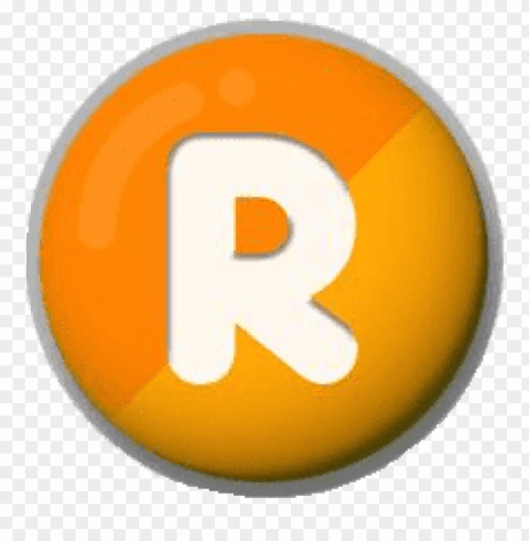letter r roundlet PNG files with transparent backdrop