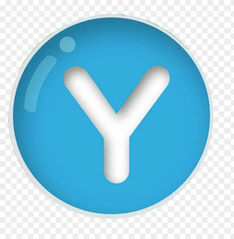 letter y roundlet PNG artwork with transparency