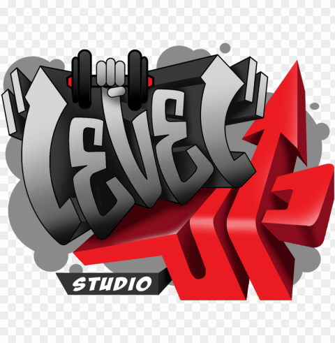 level up logo PNG with no bg