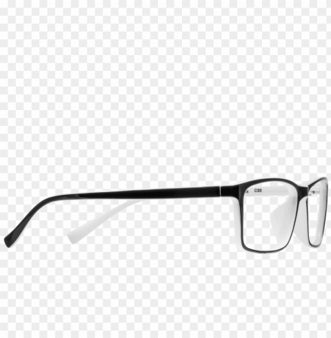 lewitt - glasses side view Isolated Item on Clear Transparent PNG