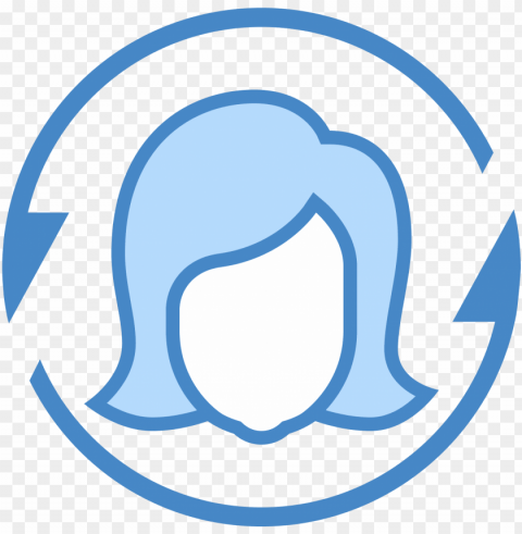 life cycle icon - female name icon Transparent PNG Artwork with Isolated Subject