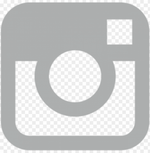 lifestyle bloggymary facebook icon twitter instagram - instagram logo grey Isolated Item on HighResolution Transparent PNG