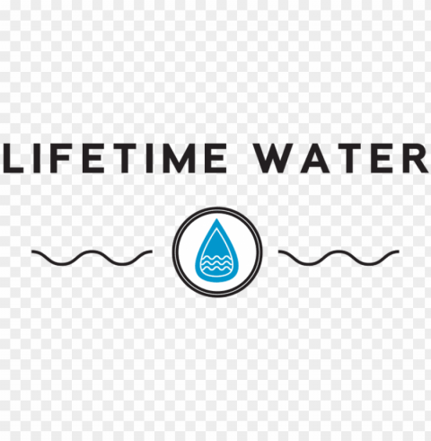 Lifetime Water Icon Logo PNG Isolated Object With Clarity