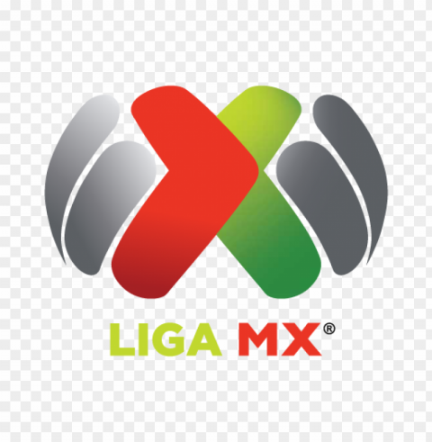 liga mx logo vector Transparent Background Isolation in PNG Image