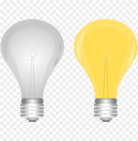 light bulb on off Images in PNG format with transparency