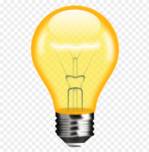 light bulb on off Isolated Design on Clear Transparent PNG