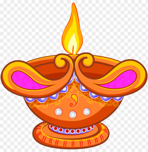 light lamp clip art - cartoon picture of diwali PNG file without watermark PNG transparent with Clear Background ID 2a17224e