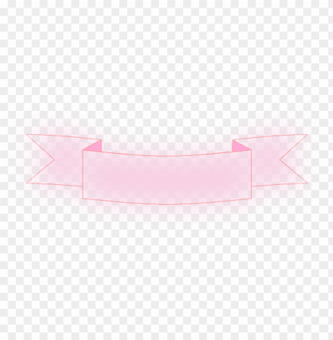 Light Pink Banner Isolated Item With Transparent Background PNG