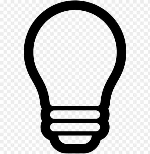 lightbulb svg for free download on - light bulb vector PNG Image Isolated with Clear Transparency