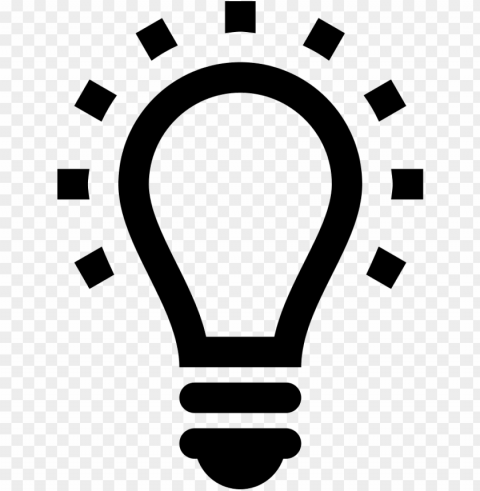 lightbulb svg free download - light bulb idea Transparent Background PNG Object Isolation