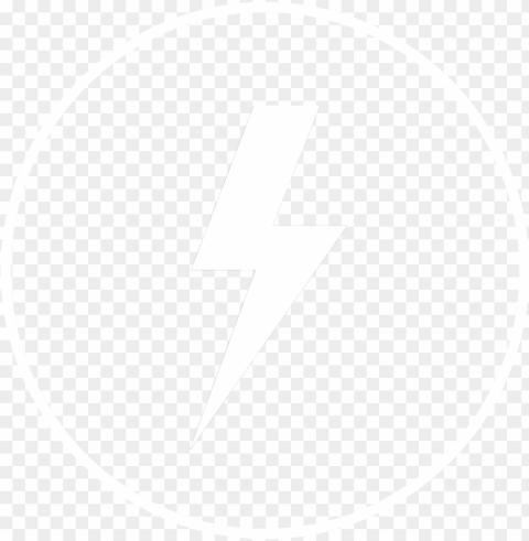 Lightning-icon - White Internet Icon PNG Transparent Design