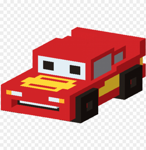 lightning mcqueen - disney crossy road cars PNG high quality
