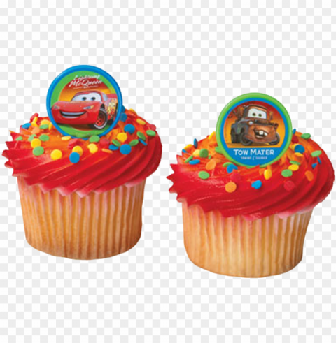 lightning mcqueen mater cupcake birthday cake frosting - lightning mcqueen mater cupcake birthday cake frosting Free download PNG images with alpha channel