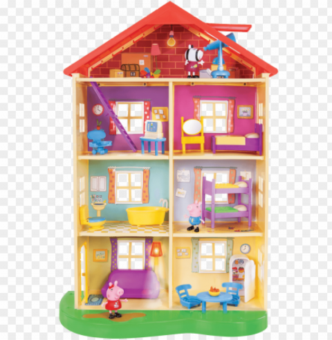 lights 'n' sounds family home - peppa pig peppa pig's lights & sounds family home Isolated Artwork with Clear Background in PNG