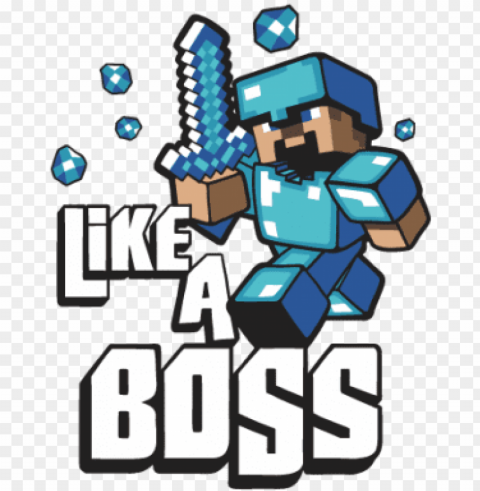 like a boss minecraft 04 aug 2015 - minecraft like a boss Isolated Item with Clear Background PNG