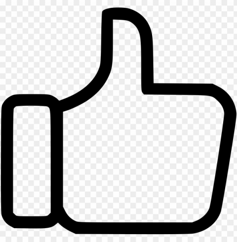like facebook social thumb up favourite favorite comments - facebook icon like Transparent Background Isolation of PNG