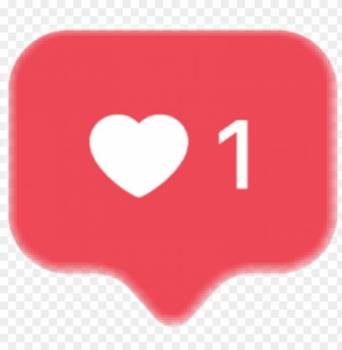 like heart shape bubble 1like onelike notification - like instagram icon PNG transparent graphics for projects