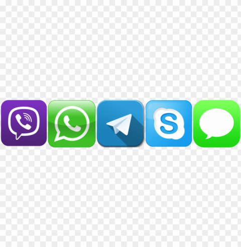 like whatsapp viber line imo facetime facebook - viber ico Transparent Background Isolated PNG Design Element